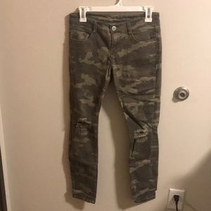 Camo jeans